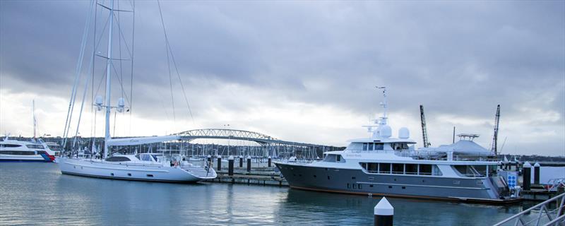 - America's Cup Base Construction - July 26, 2019 photo copyright Richard Gladwell taken at Royal New Zealand Yacht Squadron and featuring the ACC class