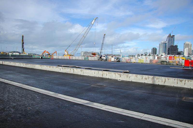 - America's Cup Base Construction - July 26, 2019 photo copyright Richard Gladwell taken at Royal New Zealand Yacht Squadron and featuring the ACC class