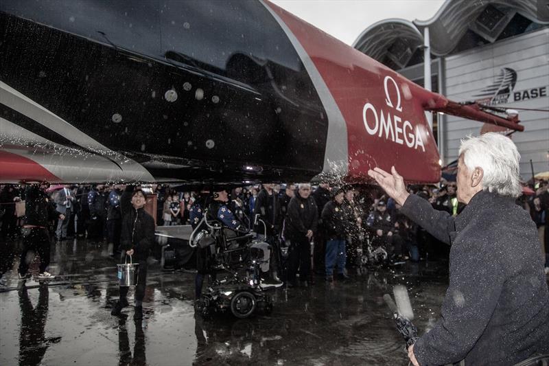 Emirates Team New Zealand launch their first AC75, Auckland - September 6, 2019 photo copyright Emirates Team New Zealand taken at Royal New Zealand Yacht Squadron and featuring the ACC class