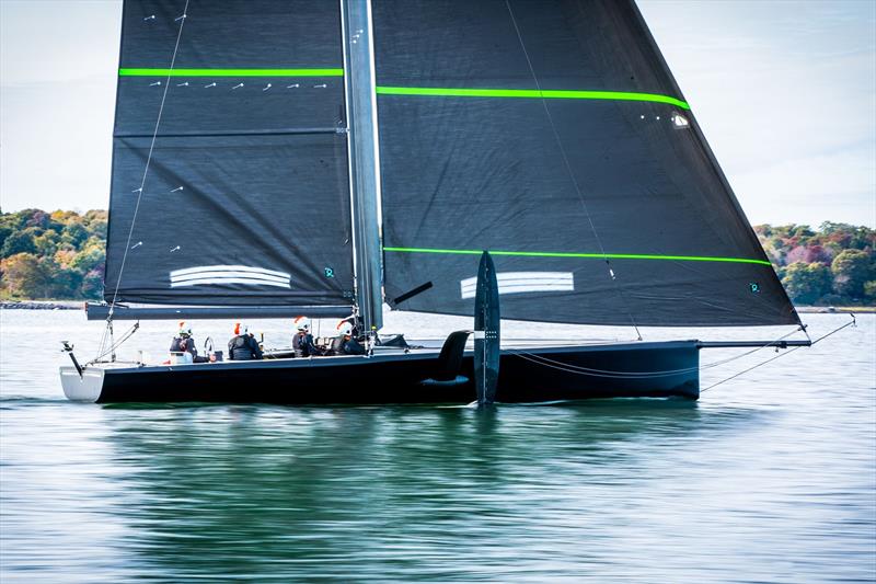 A big foretriangleis required for the Code Zero on an AC75 - American Magic photo copyright Amory Ross taken at New York Yacht Club and featuring the ACC class