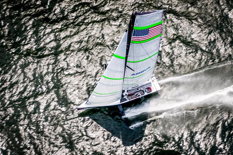 The AC75 started sailing with a similar rig to that shown here on The Mule - American Magic photo copyright Amory Ross taken at New York Yacht Club and featuring the ACC class