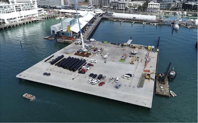 Luna Rossa - base B complete - America's Cup base construction update - October 2019 - photo © Wynyard Edge Alliance