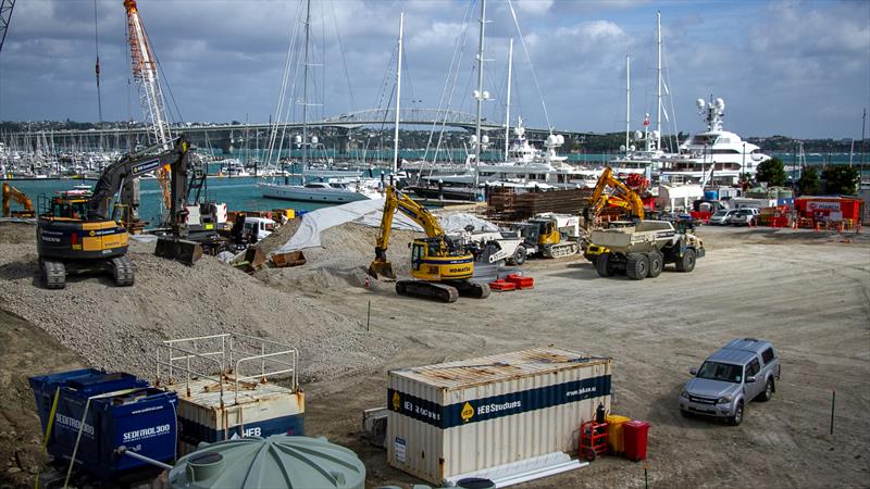 Orams Marine superyacht servicing facility - America's Cup Construction - January 7, 2019 - photo © Richard Gladwell / Sail-World.com