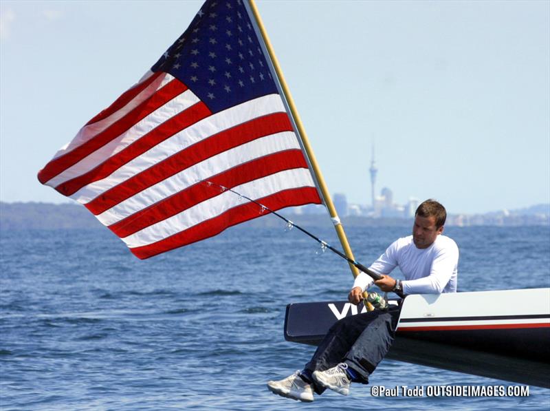 Windless days were a disruptive feature of the  race schedule - 2000 America's Cup - March 2000 - Waitemata Harbour - Auckland - New Zealand - photo © Paul Todd/Outside Images