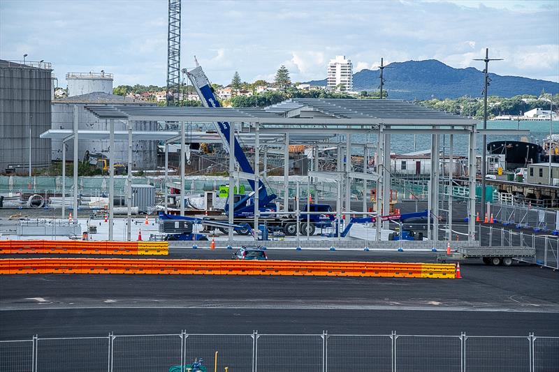 Base construction - INEOS Team UK - March  - photo © Richard Gladwell, Sail-World.com / nz