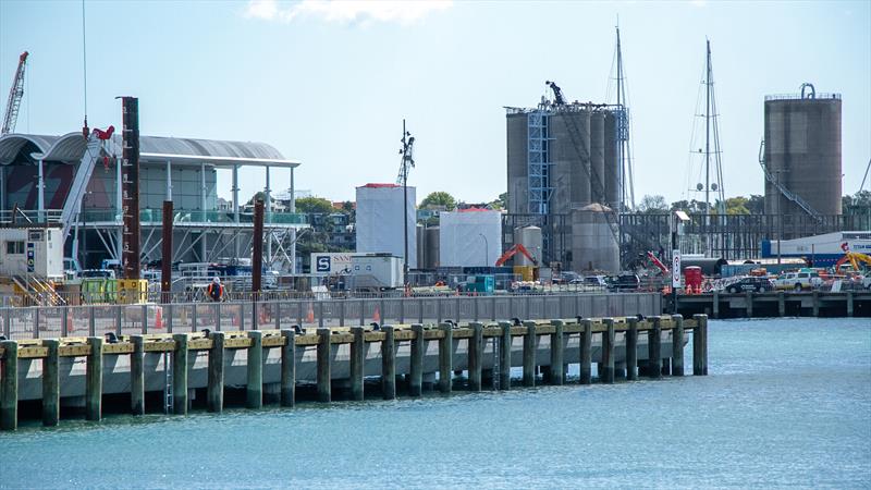 Luna Rossa base - Hobson Wharf extension - America's Cup Bases - March 17, 2020 - Wynyard Point photo copyright Richard Gladwell / Sail-World.com taken at Royal New Zealand Yacht Squadron and featuring the ACC class