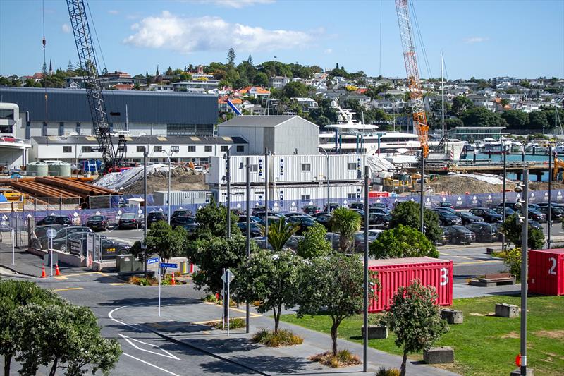 Superyacht servicing facility construction - America's Cup Bases - March 17, 2020 - Wynyard Point - photo © Richard Gladwell / Sail-World.com