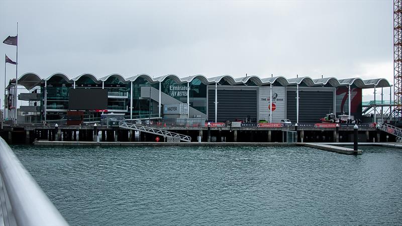 Hard to believe that it is technically still summer - ETNZ - America's Cup bases - Wynyard Point - March 24, 2020 - Auckland photo copyright Richard Gladwell / Sail-World.com taken at Royal New Zealand Yacht Squadron and featuring the ACC class