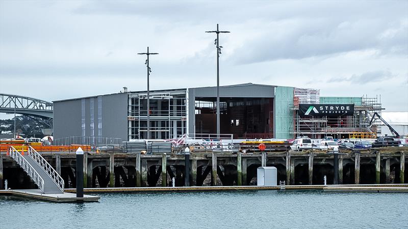 INEOS Team UK base - America's Cup Bases - Auckland - June 16, 2020 photo copyright Richard Gladwell / Sail-World.com taken at Royal New Zealand Yacht Squadron and featuring the ACC class