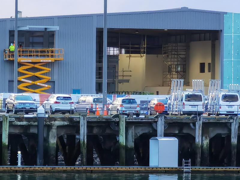 INEOS Team UK base construction - America's Cup - July 7, 2020 - photo © Richard Gladwell / Sail-World.com