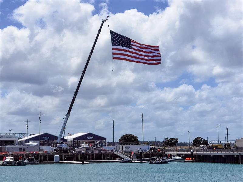 American Magic base - Auckland - January 18, 2021 - America's Cup 36 photo copyright Richard Gladwell / Sail-World.com taken at New York Yacht Club and featuring the ACC class