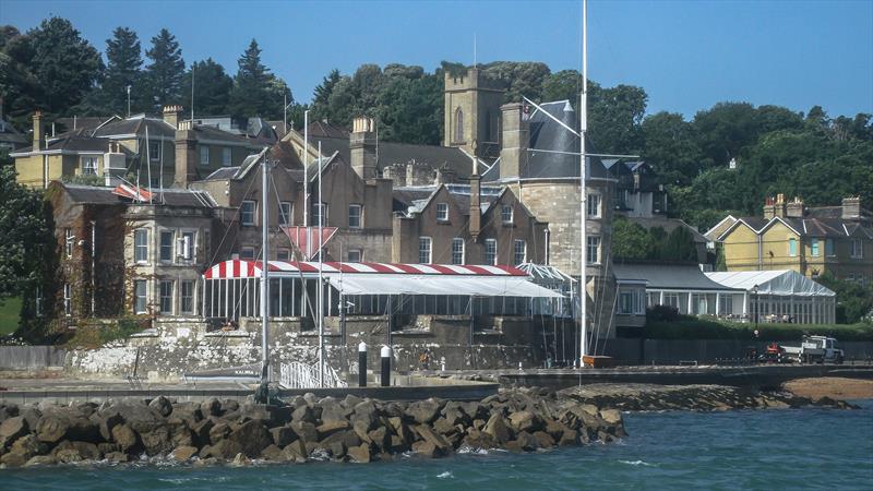 The Castle - base of the Royal Yacht Squadron, Cowes, Isle of Wight - June 2019 photo copyright Richard Gladwell / Sail-World.com taken at Royal Yacht Squadron and featuring the ACC class