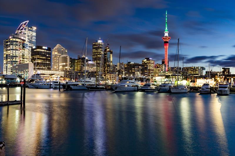 Auckland's Viaduct Harbour venue for the 36th America's Cup  - photo © Carlo Borlenghi