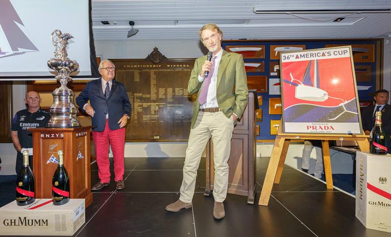 Sir Jim Ratcliffe - 2021 America's Cup Hall of Fame Induction Ceremony, March 19, 2021 - Royal New Zealand Yacht Squadron - photo © Luca Butto Studio Borlenghi