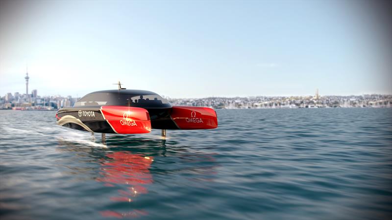 Emirates Team New Zealand has the design and development of hydrogen powered foiling chase boats underway for AC37 photo copyright Emirates Team New Zealand taken at Royal New Zealand Yacht Squadron and featuring the ACC class