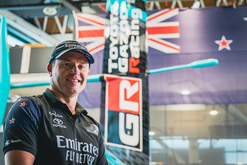 Emirates Team New Zealand's Glenn Ashby will pilot their wind powered land yacht, Horonuku photo copyright Hamish Hooper / Emirates Team New Zealand taken at Royal New Zealand Yacht Squadron and featuring the ACC class