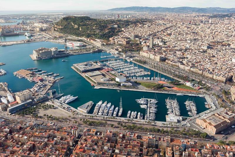 Port Vell - Venue - 2024 America's Cup - Barcelona photo copyright America's Cup Media taken at Real Club Nautico de Barcelona and featuring the ACC class