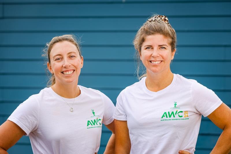 Oliver Price and Nina Curtis - America's Cup Australian Womens's Challenge - 2024 Youth and America's Cup Womens and Youth Teams - photo © Salty Dingo