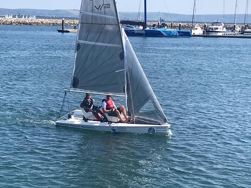 Para sailors photo copyright Andrew Simpson Foundation taken at Andrew Simpson Sailing Centre and featuring the  class