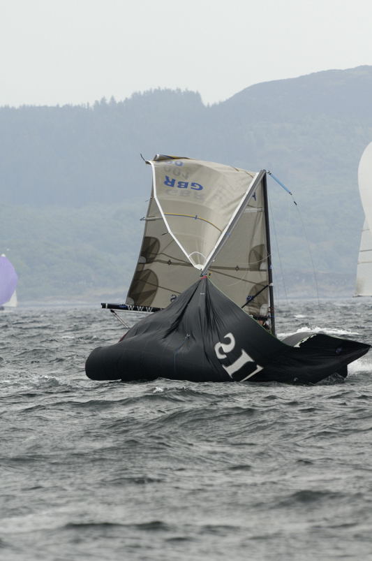 A brisk South Easterly on day one of the Bell Lawrie Scottish Series photo copyright Steve Arkley / www.sailshots.co.uk taken at  and featuring the Artemis 20 class