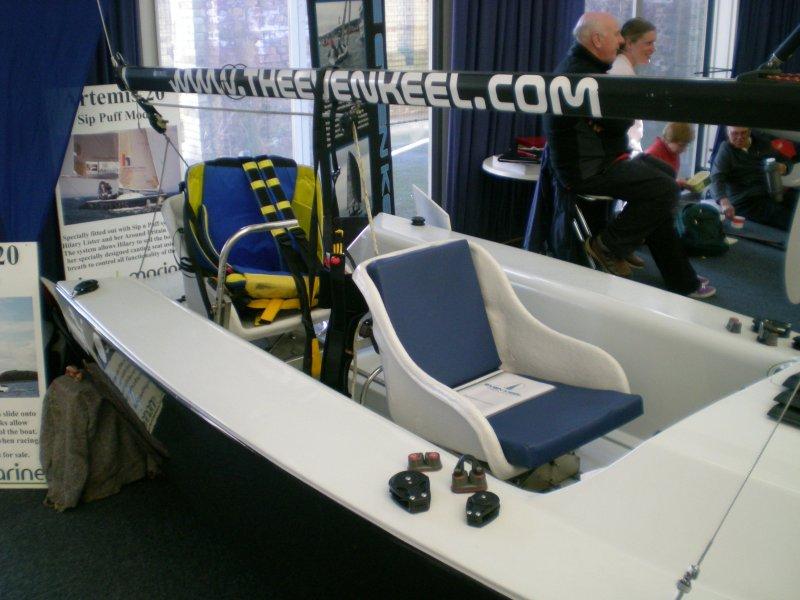 Seating positions on an Artemis yacht photo copyright Magnus Smith / www.yachtsandyachting.com taken at RYA Dinghy Show and featuring the Artemis 20 class