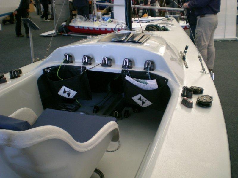 The crew sits at the front of an Artemis and has all the ropes to hand photo copyright Magnus Smith / www.yachtsandyachting.com taken at RYA Dinghy Show and featuring the Artemis 20 class
