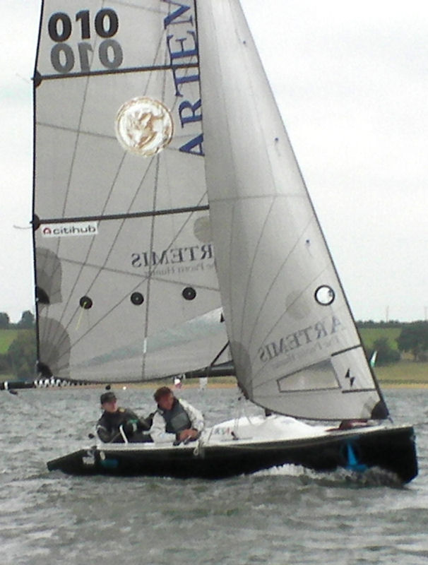 IFDS Blind Match Racing World champion Lucy Hodges (sailing with James Merrick) won the Artemis class on both days of the RYA Sailability Multiclass Regatta photo copyright RYA Sailability taken at Rutland Sailing Club and featuring the Artemis 20 class