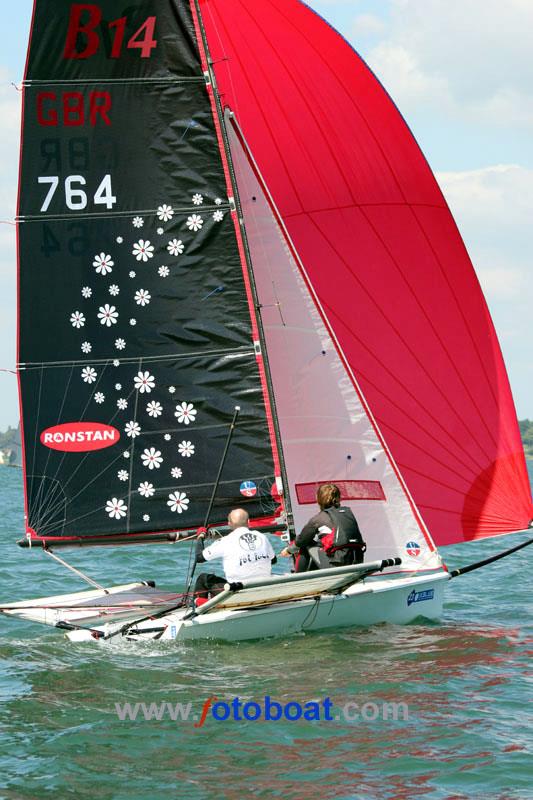 B14 at the River Exe Regatta photo copyright Mike Rice / www.fotoboat.com taken at Topsham Sailing Club and featuring the B14 class