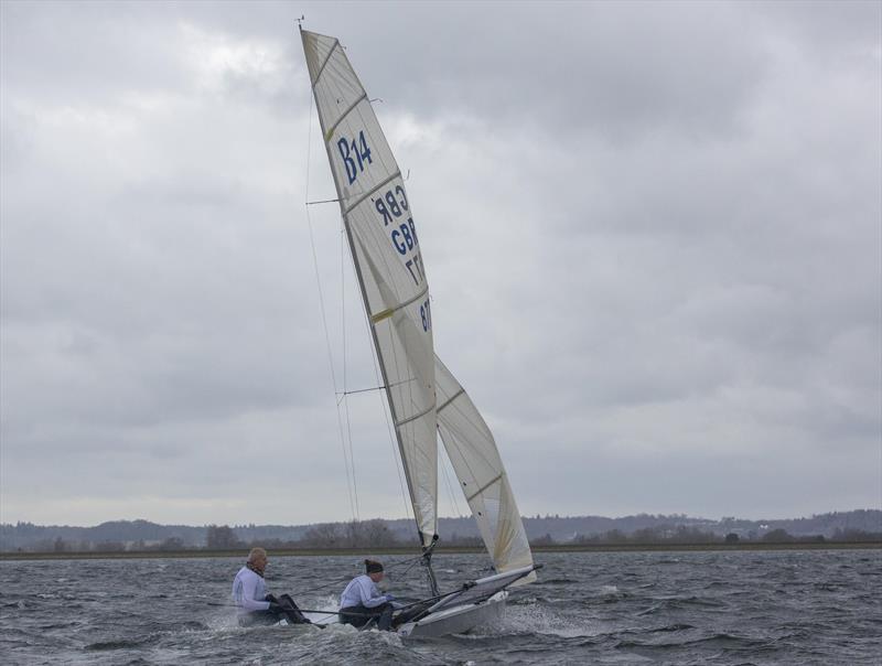 Seavolution B14 Winter Pursuit Series at Datchet Water photo copyright Tim Olin / www.olinphoto.co.uk taken at Datchet Water Sailing Club and featuring the B14 class