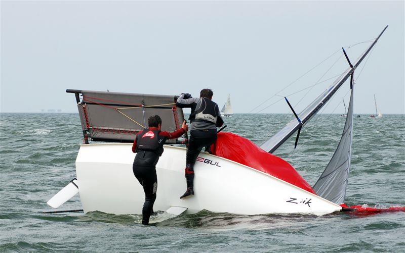 B14 and 505 Open at Whitstable photo copyright Nick Champion / www.championmarinephotography.co.uk taken at Whitstable Yacht Club and featuring the B14 class