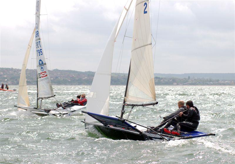 B14 and 505 Open at Whitstable photo copyright Nick Champion / www.championmarinephotography.co.uk taken at Whitstable Yacht Club and featuring the B14 class