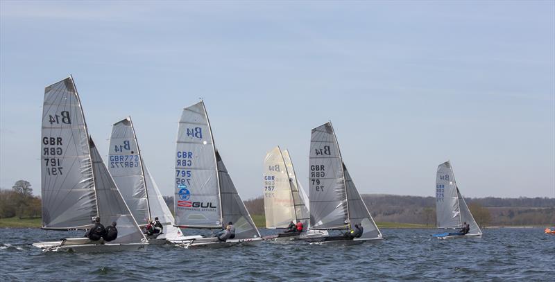 Gul B14 TT Series opener at Rutland photo copyright Tim Olin / www.olinphoto.co.uk taken at Rutland Sailing Club and featuring the B14 class