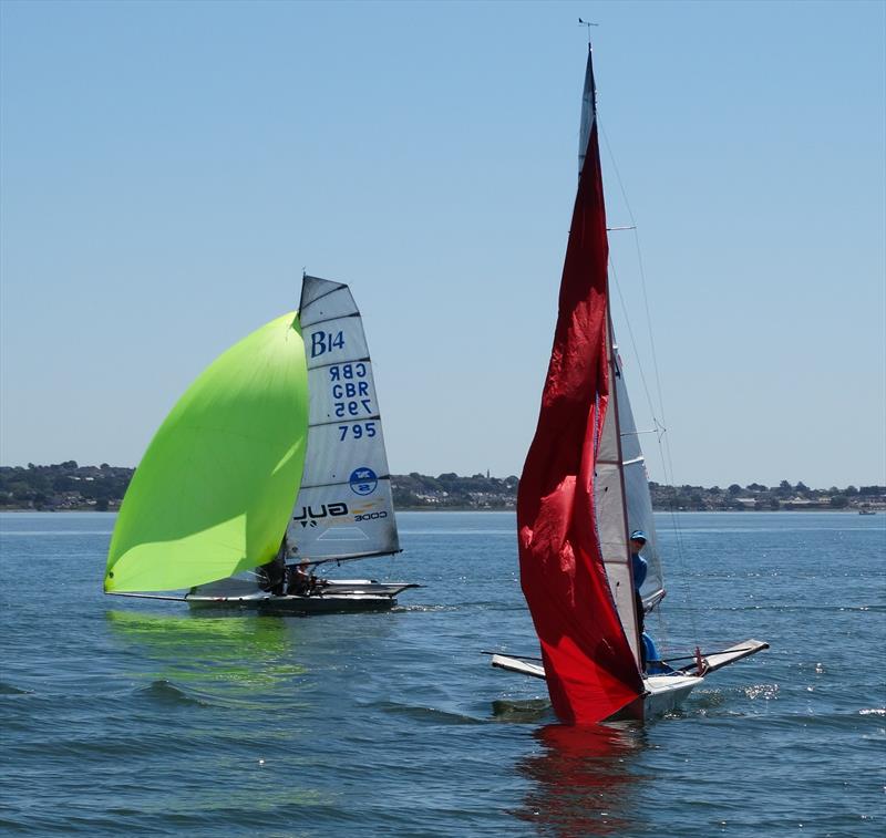 Gul B14 TT at Starcross photo copyright James Wells taken at Starcross Yacht Club and featuring the B14 class