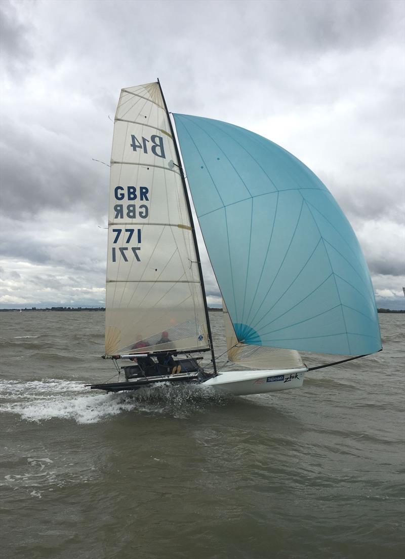 B14 TT at Brightlingsea photo copyright Mike Bees taken at Brightlingsea Sailing Club and featuring the B14 class