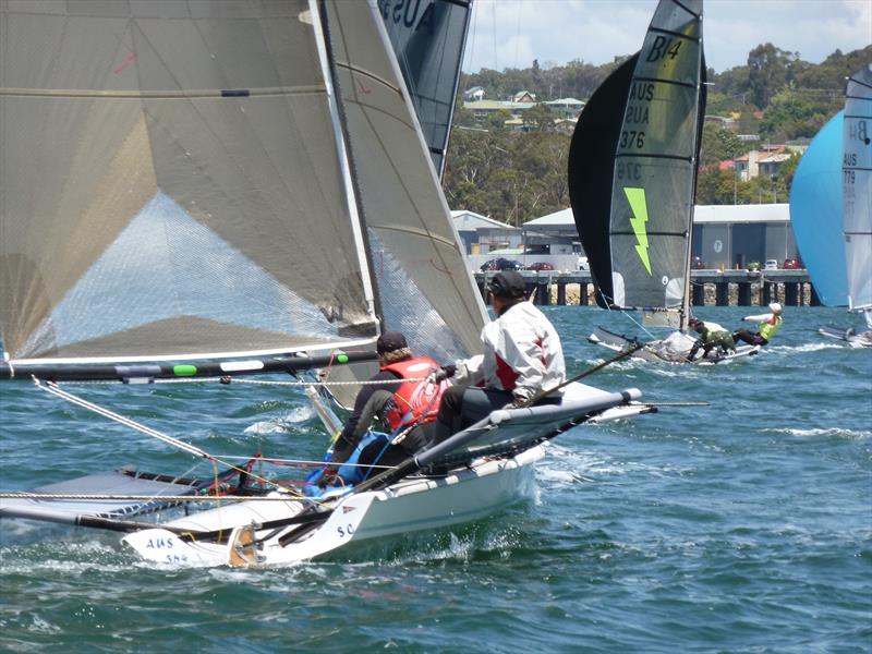 B14 Australian Nationals at Bell Bay, Tasmania day 1 photo copyright Jack Wells taken at Port Dalrymple Yacht Club and featuring the B14 class