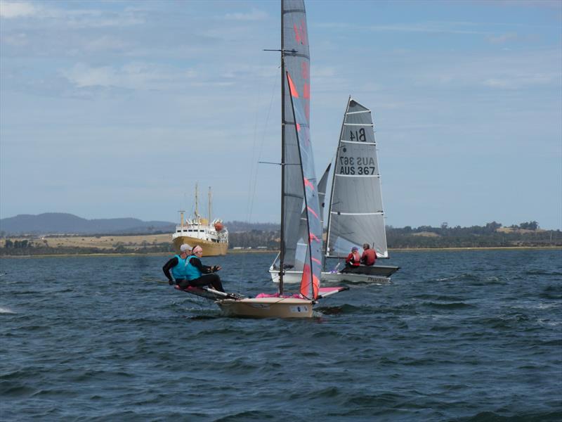 B14 Australian Nationals at Bell Bay, Tasmania day 2 photo copyright Jack Wells taken at Port Dalrymple Yacht Club and featuring the B14 class
