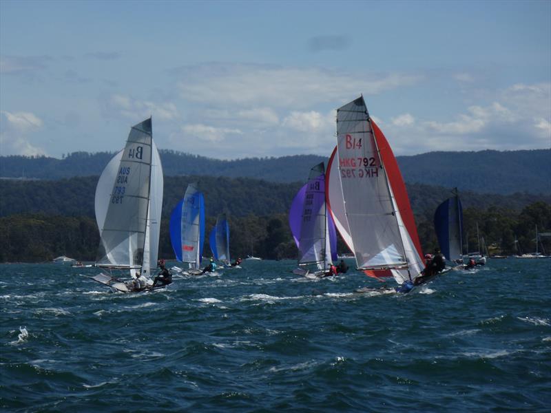 B14 Worlds at Bell Bay, Tasmania day 4 photo copyright Jack Wells taken at Port Dalrymple Yacht Club and featuring the B14 class