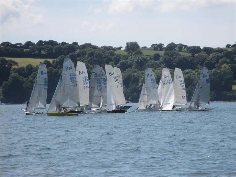 Gul B15 Series at Restronguet photo copyright Oliver Beck taken at Restronguet Sailing Club and featuring the B14 class