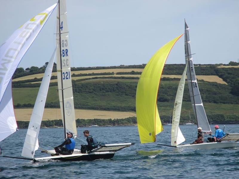 Gul B15 Series at Restronguet photo copyright Oliver Beck taken at Restronguet Sailing Club and featuring the B14 class