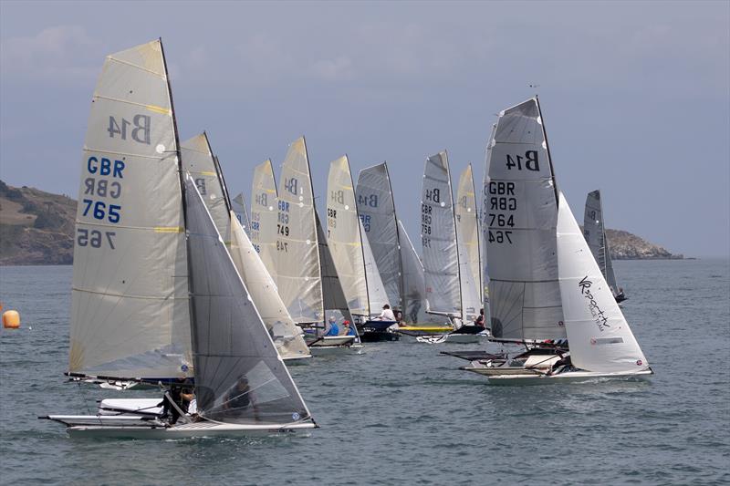 Gul B14 Nationals at Paignton day 3 photo copyright Steve Cayley taken at Paignton Sailing Club and featuring the B14 class