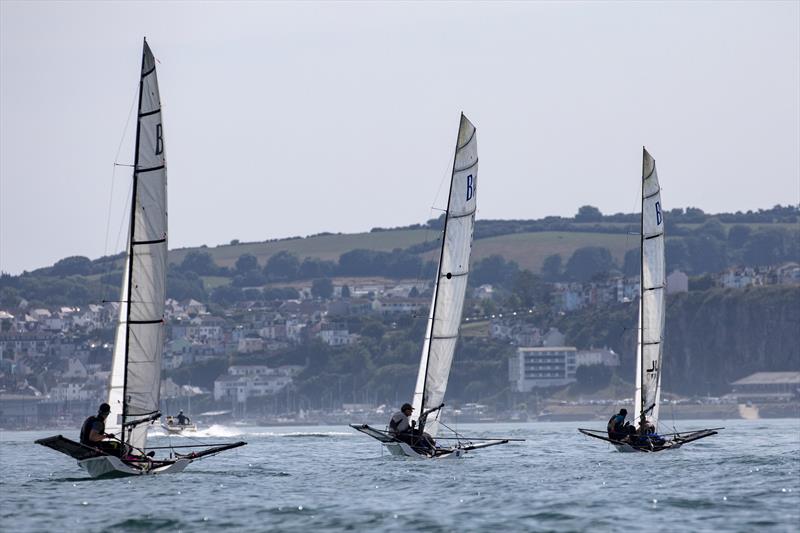 Gul B14 Nationals at Paignton day 3 photo copyright Steve Cayley taken at Paignton Sailing Club and featuring the B14 class