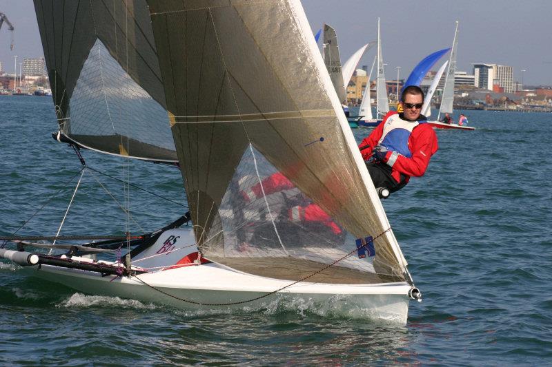 B14 at the Weston Grand Slam photo copyright Weston Sailing Club taken at Weston Sailing Club and featuring the B14 class