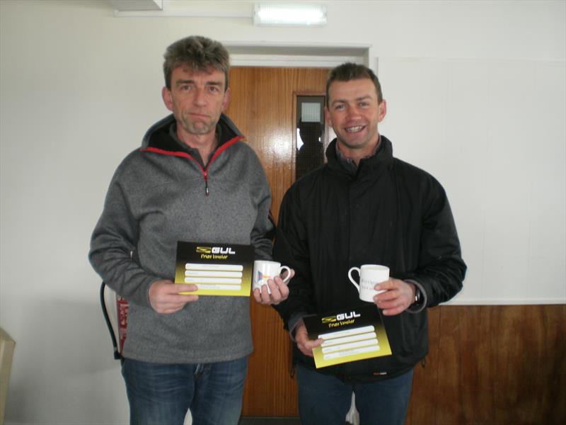 Mike Bees & Pete Nicholson win the B14 TT at Stokes Bay photo copyright B14 class taken at Stokes Bay Sailing Club and featuring the B14 class