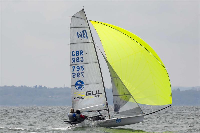 B14 TT at Stokes Bay photo copyright Tim Olin / www.olinphoto.co.uk taken at Stokes Bay Sailing Club and featuring the B14 class