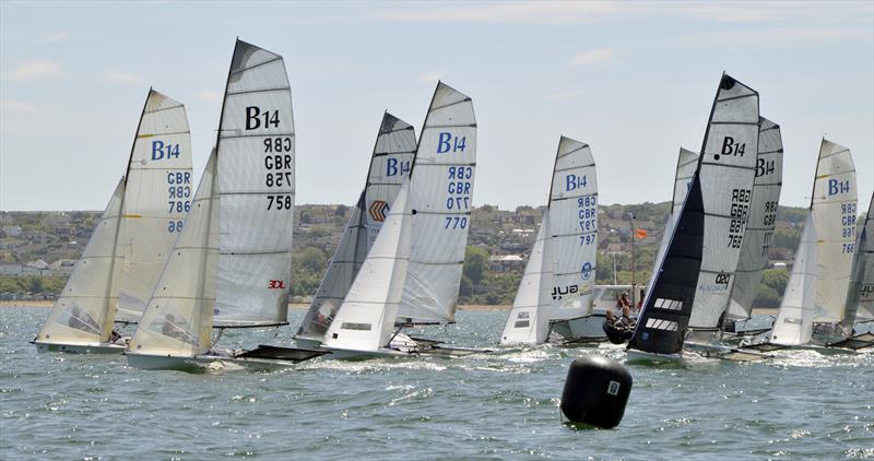 2019 GUL B14 TT Round 3 at Whitstable photo copyright Nick Champion / www.championmarinephotography.co.uk taken at Whitstable Yacht Club and featuring the B14 class