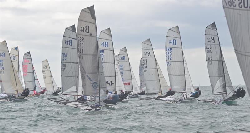 Day 3 of B14 Worlds at Carnac photo copyright Alex Hayes taken at Yacht Club de Carnac and featuring the B14 class