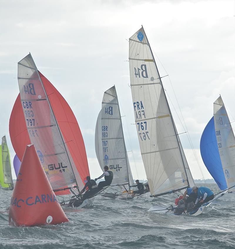 Day 3 of B14 Worlds at Carnac photo copyright Alex Hayes taken at Yacht Club de Carnac and featuring the B14 class