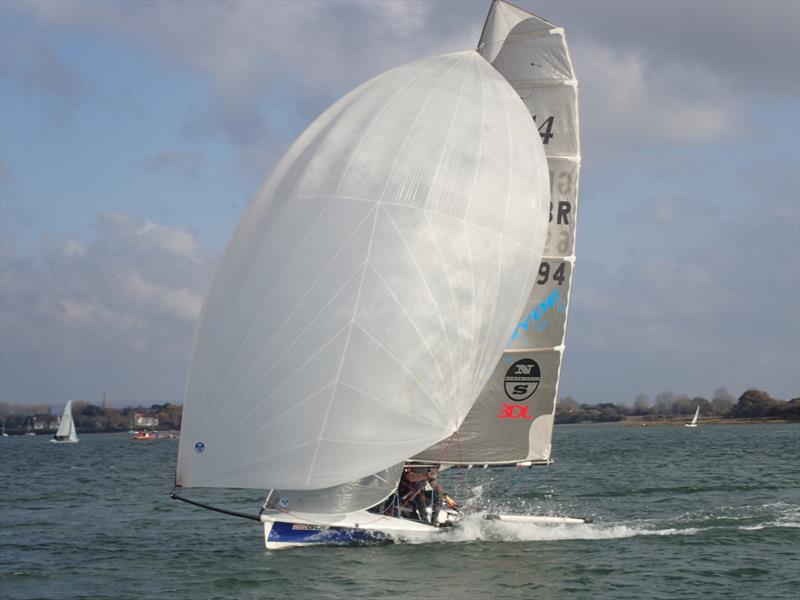 Chichester Yacht Club Frozen Toe Series Day 1 photo copyright Isabella Mapstone taken at Chichester Yacht Club and featuring the B14 class