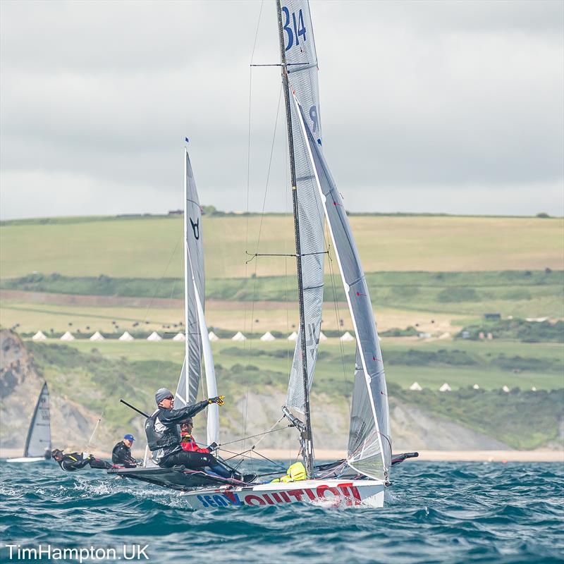 B14 TT at the Weymouth Dinghy Regatta photo copyright Tim Hampton / www.timhampton.uk taken at Weymouth & Portland Sailing Academy and featuring the B14 class