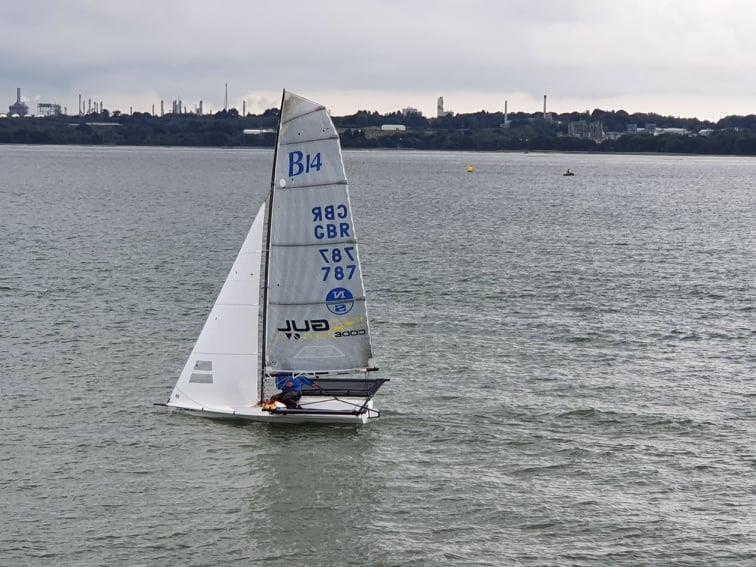 B14 TT at Weston photo copyright Mike Murley taken at Weston Sailing Club and featuring the B14 class